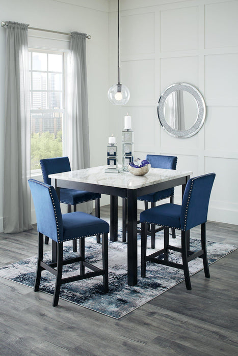 Cranderlyn Counter Height Dining Table and Bar Stools (Set of 5) - Furniture Bros & Mattress (Bolingbrook, IL)