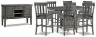 Hallanden Dining Room Set - Furniture Bros & Mattress (Bolingbrook, IL)