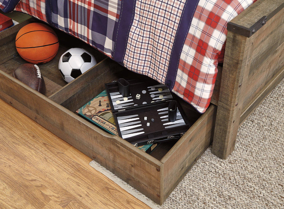 Trinell Bed with Storage - Furniture Bros & Mattress (Bolingbrook, IL)