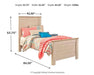 Willowton Bedroom Set - Furniture Bros & Mattress (Bolingbrook, IL)