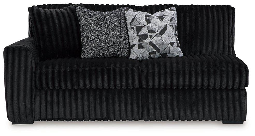 Midnight-Madness Sectional Sofa with Chaise - Furniture Bros & Mattress (Bolingbrook, IL)