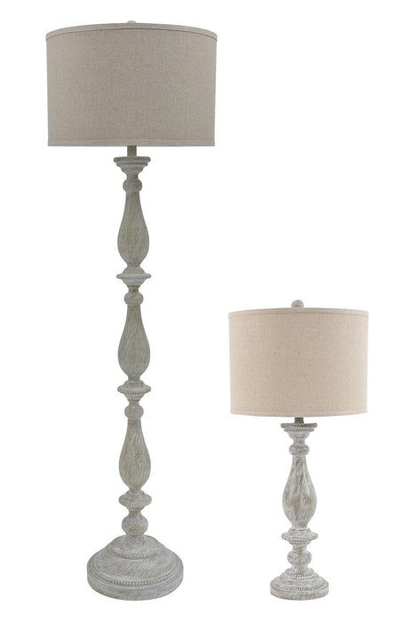 Bernadate Lamp Set - Furniture Bros & Mattress (Bolingbrook, IL)