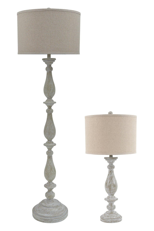Bernadate Lamp Set - Furniture Bros & Mattress (Bolingbrook, IL)