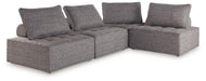 Bree Zee Outdoor Sectional - Furniture Bros & Mattress (Bolingbrook, IL)