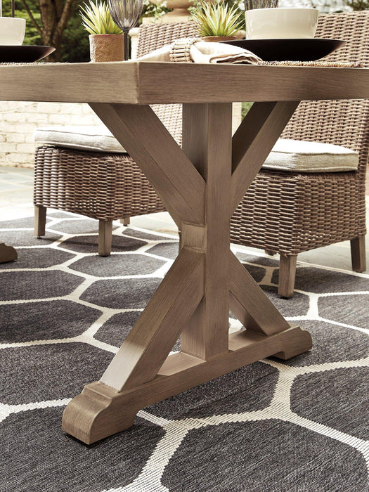 Beachcroft Outdoor Dining Set - Furniture Bros & Mattress (Bolingbrook, IL)