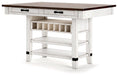 Valebeck Counter Height Dining Table - Furniture Bros & Mattress (Bolingbrook, IL)