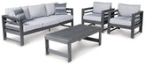 Amora Outdoor Seating Set - Furniture Bros & Mattress (Bolingbrook, IL)