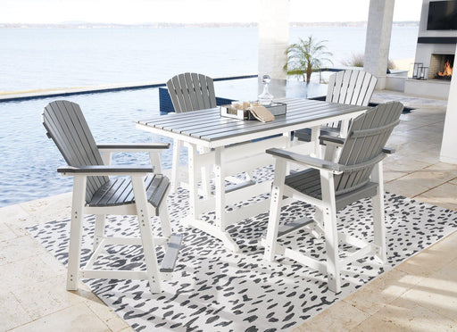 Transville Outdoor Dining Set - Furniture Bros & Mattress (Bolingbrook, IL)