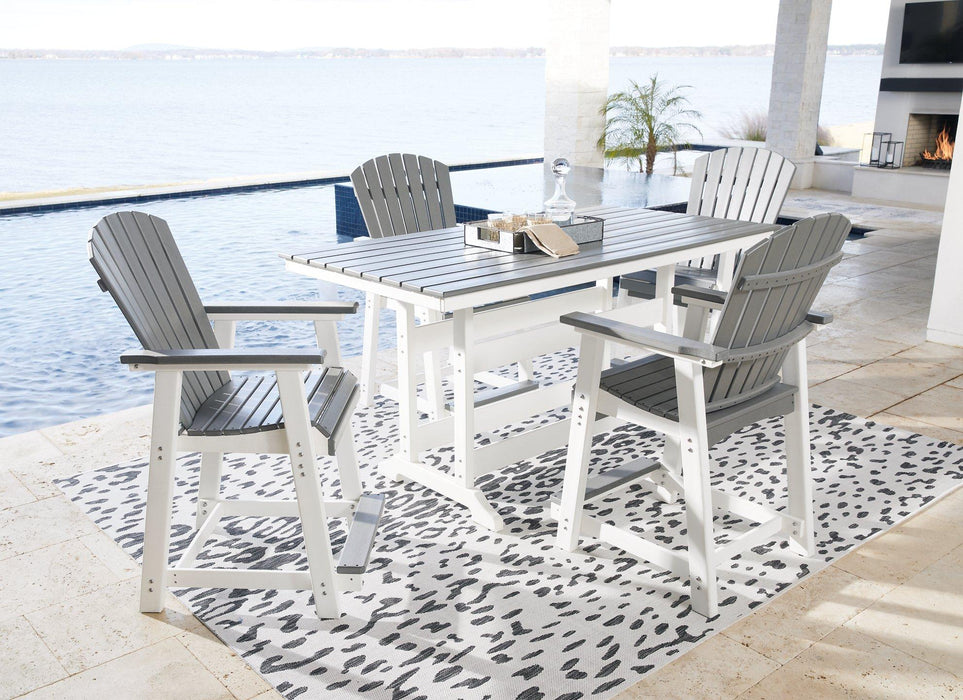 Transville Outdoor Dining Set - Furniture Bros & Mattress (Bolingbrook, IL)