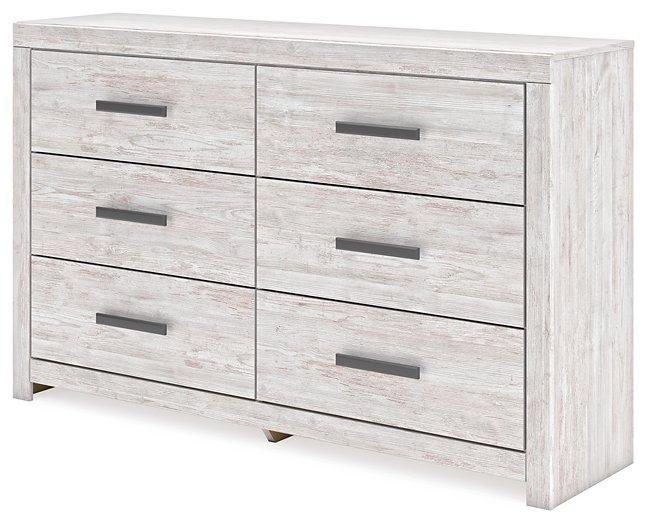 Cayboni Dresser and Mirror - Furniture Bros & Mattress (Bolingbrook, IL)