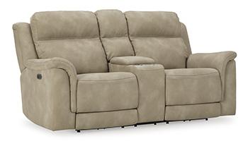 Next-Gen DuraPella Power Reclining Loveseat with Console - Furniture Bros & Mattress (Bolingbrook, IL)