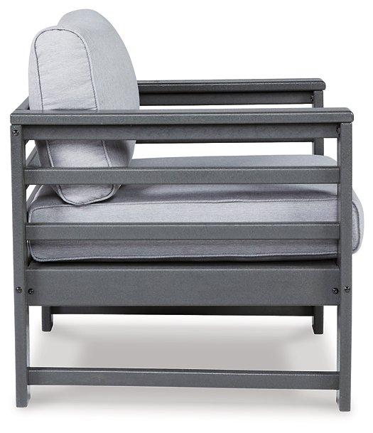 Amora Outdoor Lounge Chair with Cushion (Set of 2) - Furniture Bros & Mattress (Bolingbrook, IL)