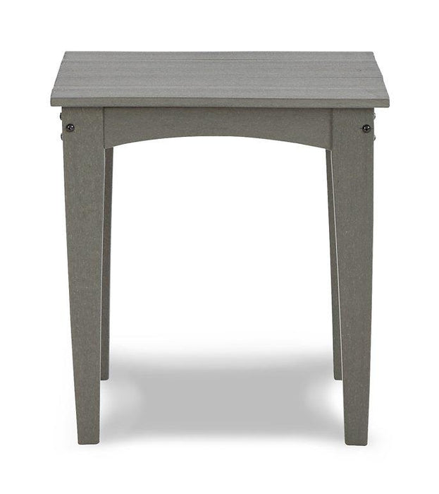 Visola Outdoor Adirondack Chair Set with End Table - Furniture Bros & Mattress (Bolingbrook, IL)