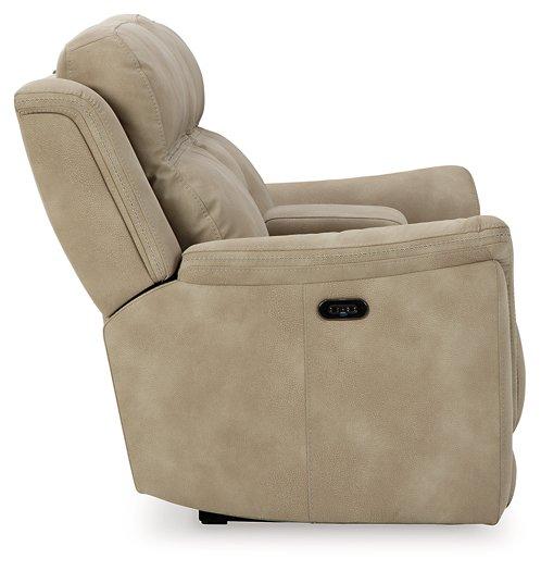Next-Gen DuraPella Power Reclining Loveseat with Console - Furniture Bros & Mattress (Bolingbrook, IL)