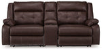 Punch Up Power Reclining Sectional Loveseat with Console - Furniture Bros & Mattress (Bolingbrook, IL)