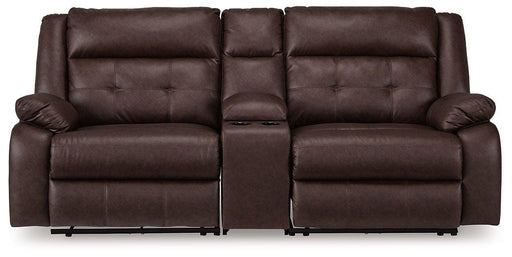 Punch Up Power Reclining Sectional Loveseat with Console - Furniture Bros & Mattress (Bolingbrook, IL)