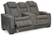 Next-Gen DuraPella Power Reclining Loveseat with Console - Furniture Bros & Mattress (Bolingbrook, IL)