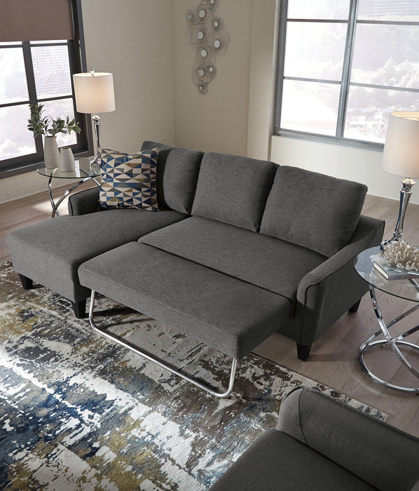 Jarreau Sofa Chaise Sleeper - Furniture Bros & Mattress (Bolingbrook, IL)