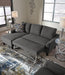 Jarreau Sofa Chaise Sleeper - Furniture Bros & Mattress (Bolingbrook, IL)