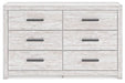 Cayboni Dresser and Mirror - Furniture Bros & Mattress (Bolingbrook, IL)
