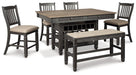 Tyler Creek Counter Height Dining Set - Furniture Bros & Mattress (Bolingbrook, IL)