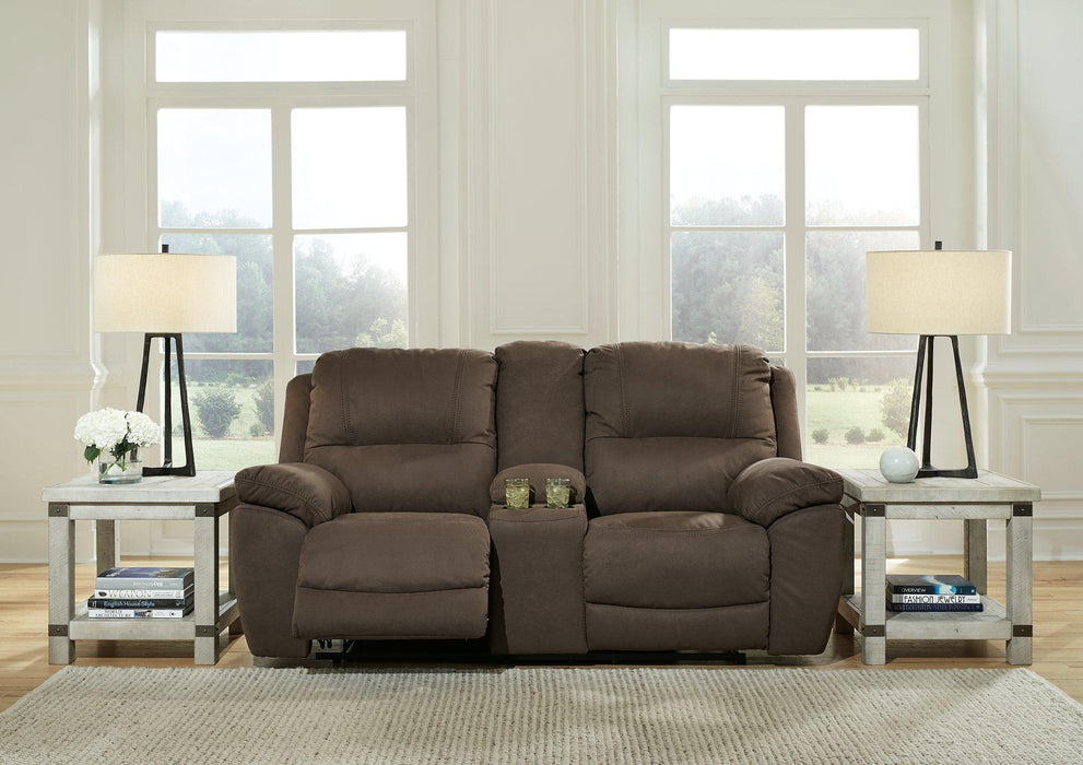 Next-Gen Gaucho Reclining Loveseat with Console - Furniture Bros & Mattress (Bolingbrook, IL)