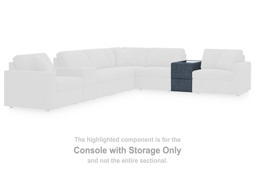 Modmax Balanced Sectional with Audio and Storage Consoles - Furniture Bros & Mattress (Bolingbrook, IL)
