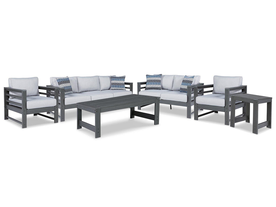 Amora Outdoor Seating Set - Furniture Bros & Mattress (Bolingbrook, IL)