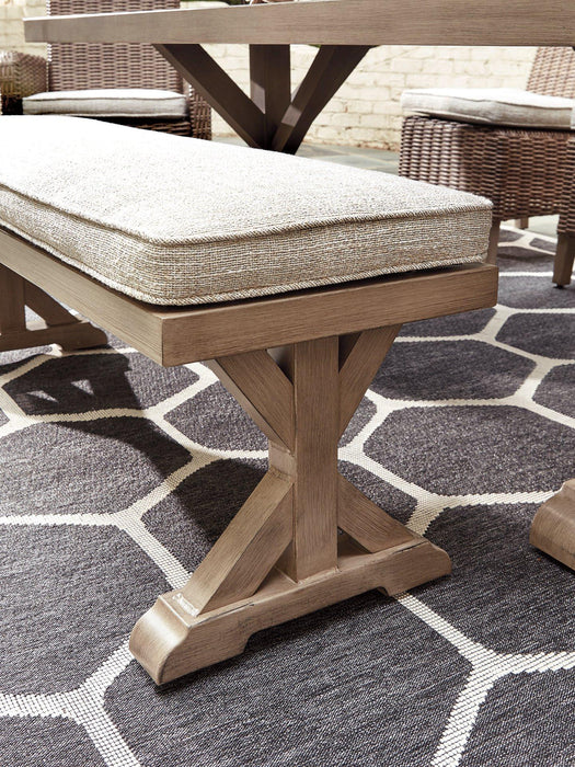 Beachcroft Outdoor Dining Set - Furniture Bros & Mattress (Bolingbrook, IL)