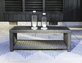 Elite Park Outdoor Occasional Table Set - Furniture Bros & Mattress (Bolingbrook, IL)