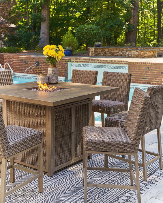 Walton Bridge Outdoor Dining Set - Furniture Bros & Mattress (Bolingbrook, IL)
