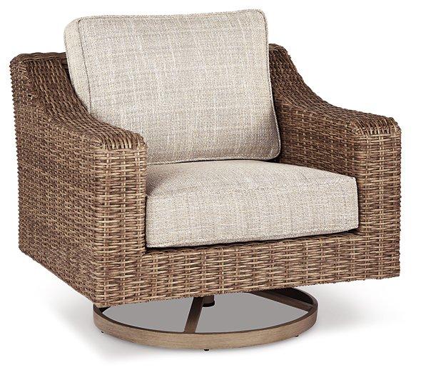 Beachcroft Outdoor Seating Set - Furniture Bros & Mattress (Bolingbrook, IL)