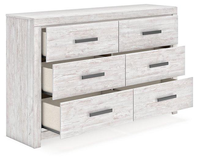 Cayboni Dresser and Mirror - Furniture Bros & Mattress (Bolingbrook, IL)