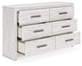 Cayboni Dresser and Mirror - Furniture Bros & Mattress (Bolingbrook, IL)