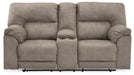 Cavalcade Power Reclining Loveseat with Console - Furniture Bros & Mattress (Bolingbrook, IL)