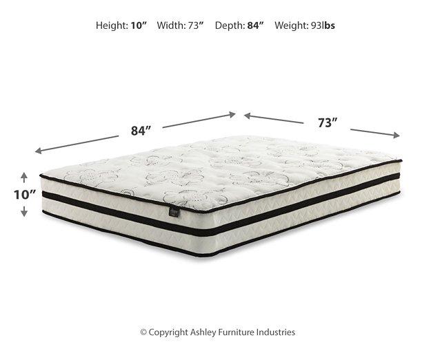 Chime 10 Inch Hybrid Mattress Package - Furniture Bros & Mattress (Bolingbrook, IL)
