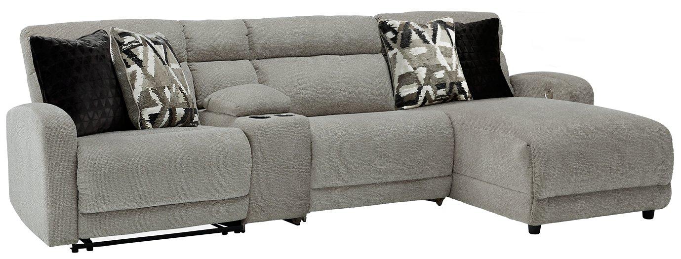 Colleyville Power Reclining Sectional with Chaise - Furniture Bros & Mattress (Bolingbrook, IL)