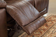 Edmar Power Reclining Loveseat with Console - Furniture Bros & Mattress (Bolingbrook, IL)
