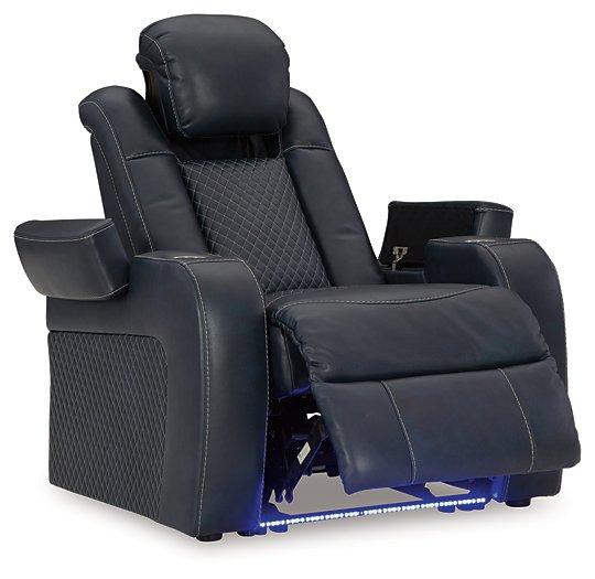 Fyne-Dyme Power Recliner - Furniture Bros & Mattress (Bolingbrook, IL)