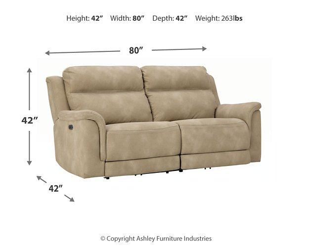 Next-Gen DuraPella Power Reclining Sofa - Furniture Bros & Mattress (Bolingbrook, IL)