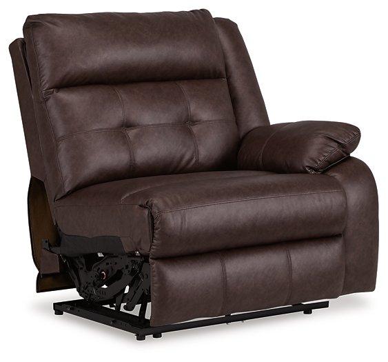 Punch Up Power Reclining Sectional Loveseat with Console - Furniture Bros & Mattress (Bolingbrook, IL)