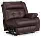 Punch Up Power Reclining Sectional Loveseat with Console - Furniture Bros & Mattress (Bolingbrook, IL)