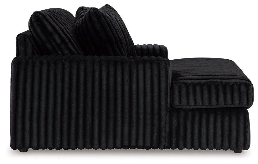 Midnight-Madness Oversized Chaise - Furniture Bros & Mattress (Bolingbrook, IL)