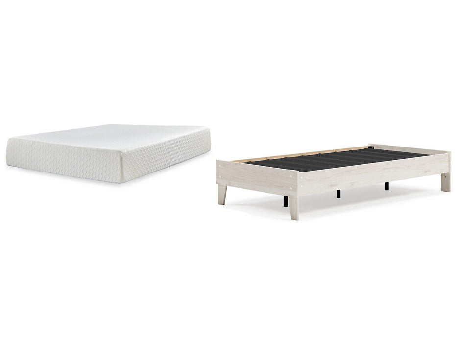 Socalle Bed and Mattress Set - Furniture Bros & Mattress (Bolingbrook, IL)