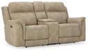 Next-Gen DuraPella Power Reclining Loveseat with Console - Furniture Bros & Mattress (Bolingbrook, IL)