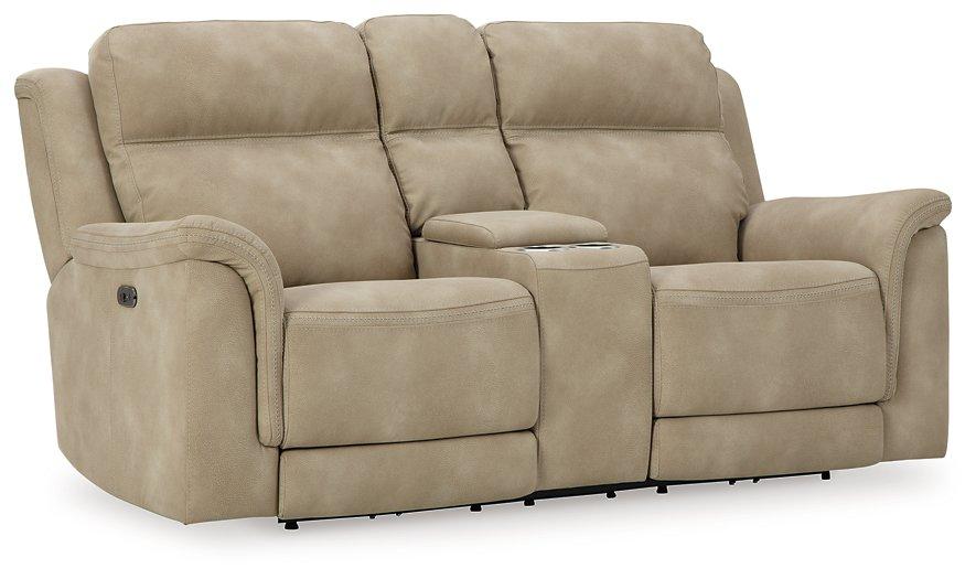 Next-Gen DuraPella Power Reclining Loveseat with Console - Furniture Bros & Mattress (Bolingbrook, IL)