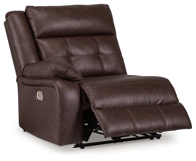 Punch Up Power Reclining Sectional Loveseat with Console - Furniture Bros & Mattress (Bolingbrook, IL)