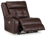 Punch Up Power Reclining Sectional Loveseat with Console - Furniture Bros & Mattress (Bolingbrook, IL)