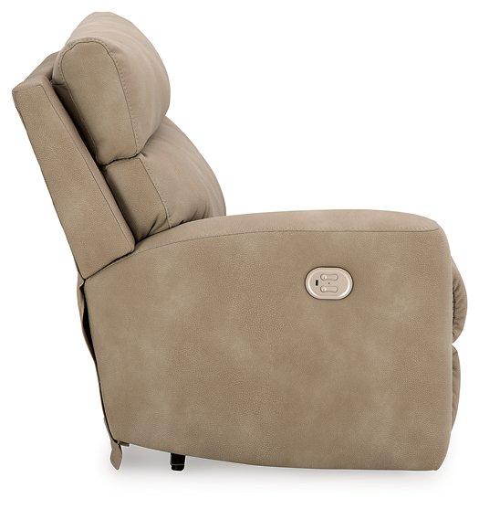 Next-Gen DuraPella Power Reclining Sectional Loveseat with Console - Furniture Bros & Mattress (Bolingbrook, IL)
