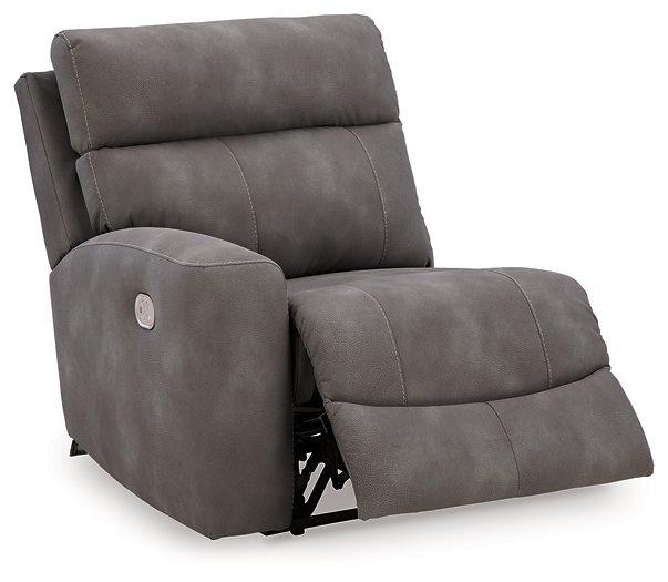 Next-Gen DuraPella Power Reclining Sectional Loveseat - Furniture Bros & Mattress (Bolingbrook, IL)